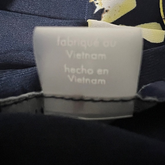 Tommy Hilfiger Navy Mini Dress with Yellow Floral Print - Picture 5 of 9